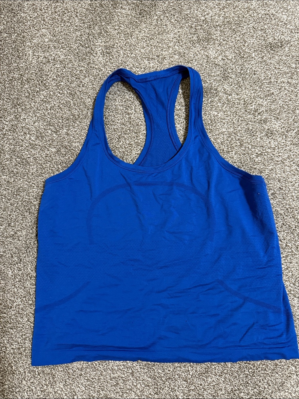 lululemon athletica Swiftly Blue Racerback Tank